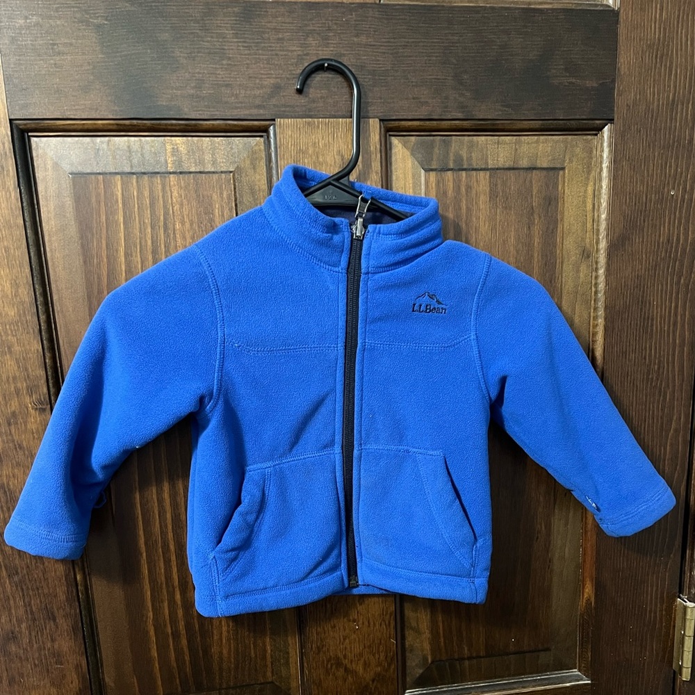 L.L. Bean 2t blue fleece jacket